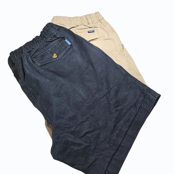 Chubbies Originals XL 7 Inch Shorts 1 Pair Dark Blue/Black and One Pair Khaki - Picture 12 of 14